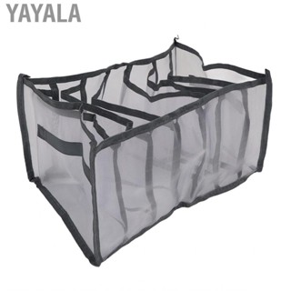 Yayala Washable Foldable Clothes 7 Grid Organizer for Stockings