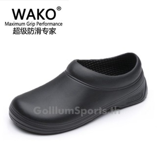 Wako รองเท้าเชฟ กันน้ํามัน สําหรับผู้ชาย ผู้หญิง ใส่ทํางาน ห้องครัว โรงงาน OQC7