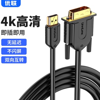 อะแดปเตอร์แปลงสายเคเบิ้ล Hdmi เป็น dvi HD สําหรับหน้าจอมอนิเตอร์คอมพิวเตอร์ โน๊ตบุ๊ค