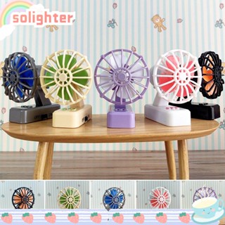 SOLIGHTER โมเดลพัดลมไฟฟ้า พลาสติก สเกล 1/6 1/12 สําหรับตกแต่งบ้านตุ๊กตา