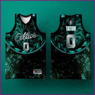 เสื้อกีฬาบาสเก็ตบอล ลายทีม NP2 Boston Tatum Concept Jersey Green สําหรับผู้ชาย และผู้หญิง PN2