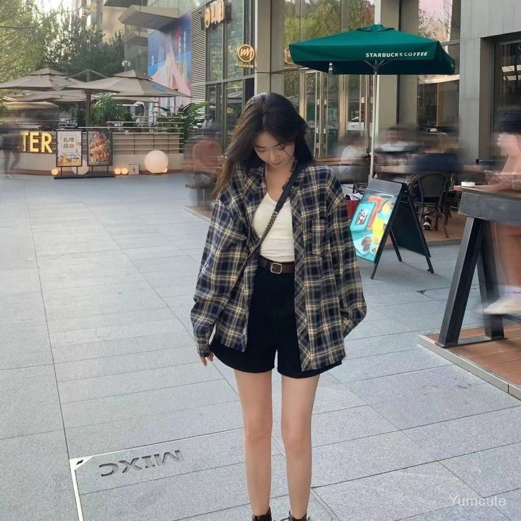 เสื้อแจ็กเก็ต คอปกโปโล แขนยาว ลายสก๊อต สีชมพู แฟชั่นฤดูใบไม้ผลิ ฤดูร้อน สําหรับผู้หญิง 2023 SE2582 ราคา ถูกที่สุด ดีลบีเคเค แกลเลอรีภาพที่ 9