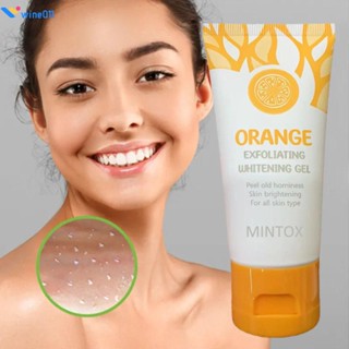 Mintox Exfoliating Whitening Gel 50g บำรุงผิวหน้ากระจ่างใสอย่างอ่อนโยน กระชับและทำความสะอาดรูขุมขนอย่างล้ำลึก ควบคุมความมัน Moisturizing Hydrating Facial Whitening ควบคุมผิว Mild Texture wine011