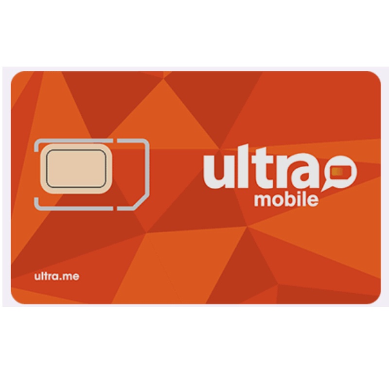 USA Ultra Mobile Plan 250MB 4G สําหรับ 30DAYS รวม 15USD FIRST MONTH RENT