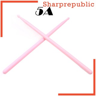 [Sharprepublic] ไม้ตีกลองไนล่อน 5A สีชมพู 1 คู่