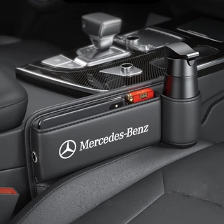 ที่วางแก้วน้ําหนัง แบบสากล สําหรับรถยนต์ W207 W211 Mercedes Benz EQE W204 W212 W222 W206 W124 W218