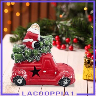 [Lacooppia1] เครื่องประดับเซรามิก รูปรถบรรทุก ขนาดเล็ก พร้อมไฟ