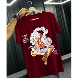 เสื้อเลือกตั้ง เสื้อยืด พิมพ์ลายอนิเมะ Onepiece LUFFY GEAR 5 สไตล์โมเดิร์น