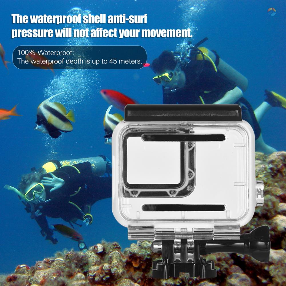 Fsth Action Camera Waterproof Housing Case Underwater 45 Meters for ...