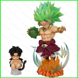 Yb2 โมเดลตุ๊กตาฟิกเกอร์ Dragon Ball Broli Super Saiyan 3 ของเล่น ของสะสม สําหรับเด็ก ตกแต่งบ้าน BY2