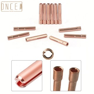 【ONCEMOREAGAIN】Pack of 10 TIG Welding Collet Tungsten Electrodes Torch Collet For WP17/ 18/ 26