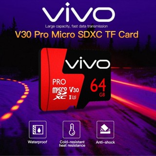 Vivo 128GB 256GB 512GB เมมโมรี่การ์ด ความเร็วสูง Micro SD Card XC Microsd กล้องเฝ้าระวังมือถือ การ์ด TF แฟลชการ์ดมือถือ เมมโมรี่การ์ด คลาส 10