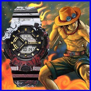 Gp1 ONE PIECE นาฬิกาข้อมืออิเล็กทรอนิกส์ เรืองแสง สําหรับเด็กนักเรียน คู่รัก PG1