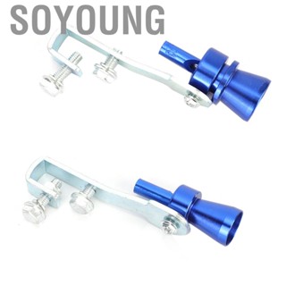 Soyoung Car  Whistle Tail Throat Muffler Exhaust  Blue