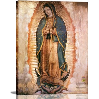 โปสเตอร์ผ้าใบ พิมพ์ลาย Our Lady of Guadalupe Portrait สําหรับตกแต่งผนังห้องนอน ห้องนั่งเล่น