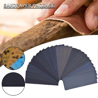 48Pcs Assorted Sanding Wet and Dry Waterproof Sandpaper Mixed Sander Paper Set