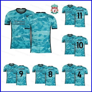 เสื้อกีฬาแขนสั้น ลายทีมชาติฟุตบอล Virgil Keita Firmino Mane Salah PG1 GP1 2020-2021