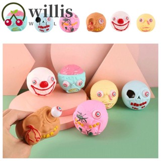 Willis ของเล่นบีบสมอง รูปหัวกะโหลก บรรเทาความเครียด สําหรับเด็ก