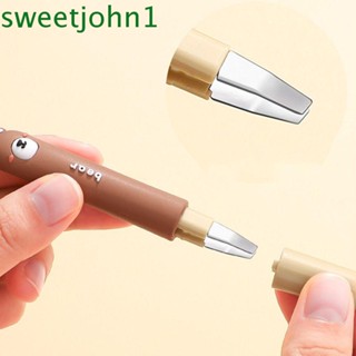 Sweetjohn แหนบสเตนเลส ลายการ์ตูนสัตว์น่ารัก แบบมืออาชีพ สําหรับผู้หญิง