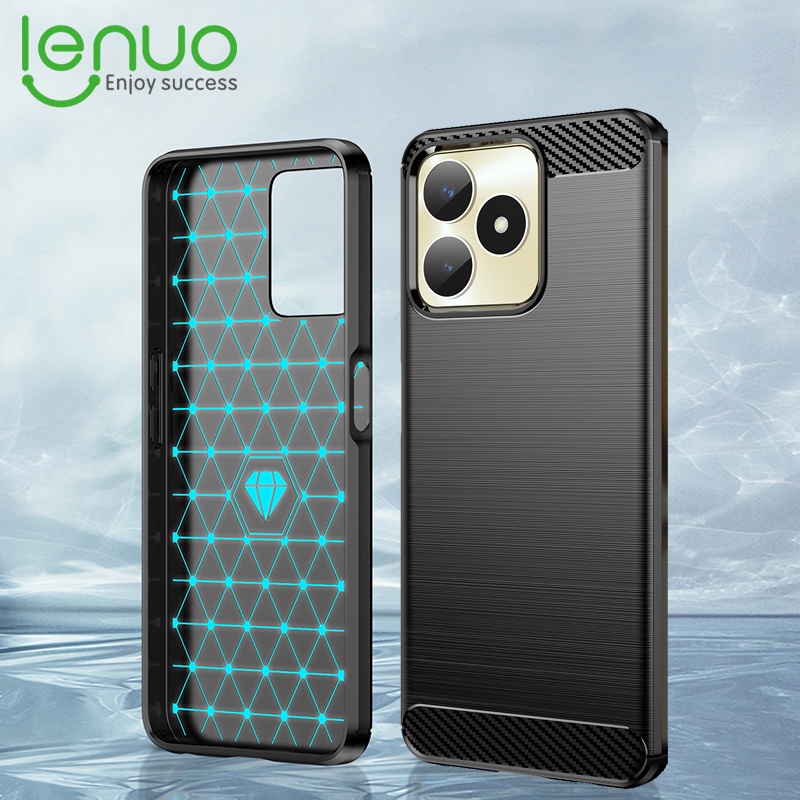 Lenuo เคสโทรศัพท์มือถือ ผิวด้าน บางมาก กันกระแทก สําหรับ Realme Note 50 C53 C55 C35 C51 C31 C21Y Narzo 50 Pro N53 N55