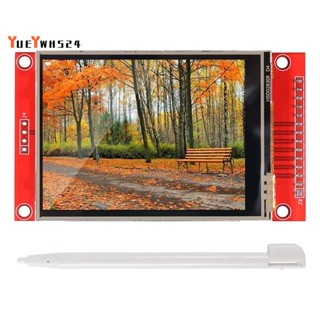 『yueywh524』แผงหน้าจอสัมผัส Lcd 3.2 นิ้ว ILI9341 SPI TFT 320X240 TFT 5V 3.3V STM32 แบบเปลี่ยน