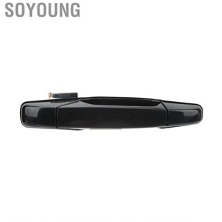 Soyoung Right Passenger Door Handle Perfect Fit Wear Proof Black Easy To Install Durable 25890220  Operation for Car