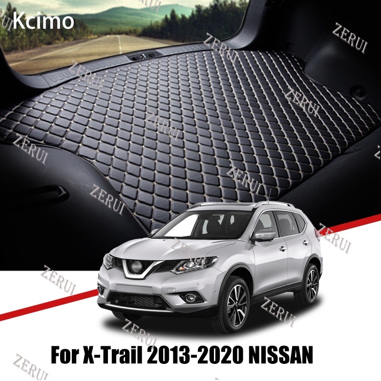 Zr สําหรับ Nissan X-Trail T32 XTrail 2013 2014 2015 2016 2017 2018 หนังรถ Trunk Mat พรม Rogue หาง Ca