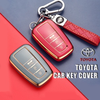 เคสกุญแจรีโมทรถยนต์ TPU สําหรับ Toyota Camry Corolla Altis CHR RAV4