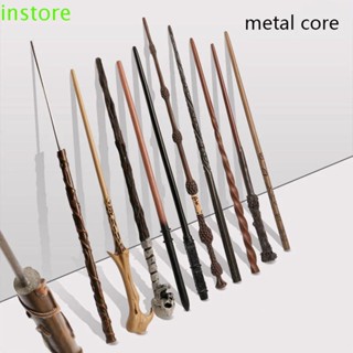 Instore ของเล่นไม้กายสิทธิ์คอสเพลย์ Bellatrix Draco Metal Core Sevrus Snape Malfoys Wand ขนาด 35 ซม.