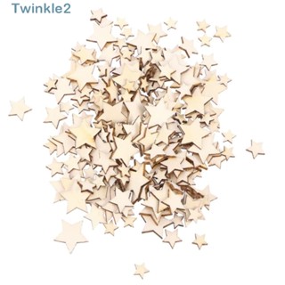 Twinkle ดาวไม้เปล่า รูปดาว 6 8 10 12 15 มม. สําหรับประดับตกแต่ง 500 ชิ้น