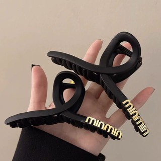 The new 2023 hairpin female grip half a large elegant female head clip shark clip adult hair catch