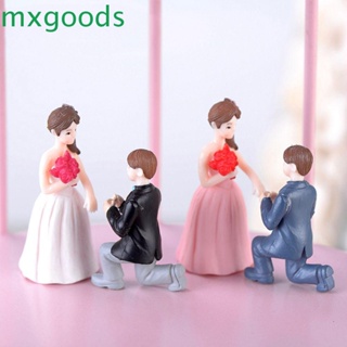 Mxgoods ฟิกเกอร์คู่รัก บอนไซ สวนบอนไซ ขนาดเล็ก DIY สําหรับเด็กผู้ชาย ผู้หญิง