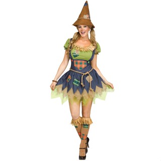 [0709]SZMRP- Anime Suit Scarecrow Witch Stage Costume Play New masquerade Halloween  Stage play  Drama  Role-playing  Costumes  Fancy dress   I77F