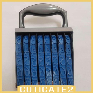 [Cuticate2] แสตมป์ยางตัวเลข 8 หลัก อเนกประสงค์ อุปกรณ์เสริม สําหรับทําการ์ด DIY