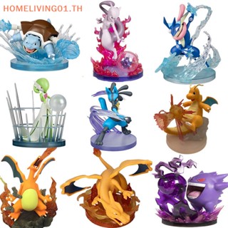 Onehome ของเล่นฟิกเกอร์ อนิเมะ Pokemon Lucario Gengar Charmander 13 20 ซม. 1 ชิ้น