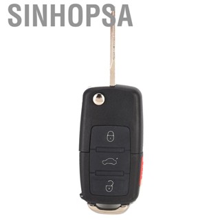 Sinhopsa 4 Buttons  Flip Car Key  Replacement Case Cover Fit for Passta 1998-2001