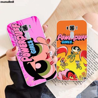 เคสโทรศัพท์มือถือซิลิโคน TPU แบบนิ่ม ลาย 02 powerpuff girls สําหรับ Asus Zenfone 2 3 4 Laser Selfie Max Pro Plus M1 M2