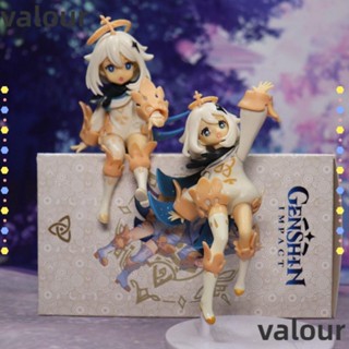 Valour ตุ๊กตาฟิกเกอร์ Genshin Impact Anime Paimon Traveler ขนาด 14 ซม. ของขวัญ สําหรับเก็บสะสม