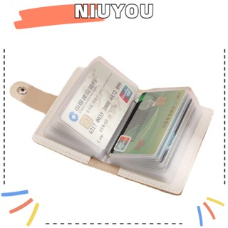 Niuyou กระเป๋าสตางค์ กระเป๋าเก็บบัตร รูปโล่แมว