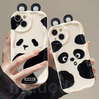 Casing OPPO A78 A77 5G A58 A57 2022 A17 A17K A16 A16K A16E A16S A74 A95 A94 A93 A76 A96 A55 A54 4G A15 A15S A53 A33 A52 A72 A92 A31 A7 A5S A12 A11K A9 A5 2020 A1K A3S A12E F11 Cute 3D Bear Ear simple BFF Cartoon Panda Fine Hole Soft Phone Back Case NY 54