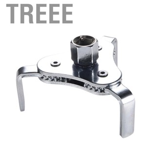 Treee 3 Jaw Oil Filter Wrench Adjustable Steel Heavy Duty Fuel Housing  Tool for Car