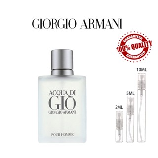 ขายน้ำหอมแบรนด์แท้ 100% Giorgio Armani Acqua di Gio EDT &amp; Acqua di Giò Profumo Parfum 2ml/5ml/10ml