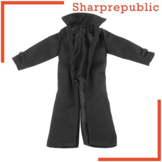 [Sharprepublic] เสื้อโค้ท Trench Coat 1/6 สําหรับฟิกเกอร์ผู้ชาย Kumik TTL 12 นิ้ว