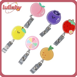 Lullaby ป้ายชื่อการ์ตูนตลก, ที่ใส่ม้วนป้ายชื่อ พับเก็บได้ สีเหลือง สีเขียว, ที่ใส่ป้ายชื่อพยาบาล โลหะ พลาสติก สีแดง ผลไม้ พับเก็บได้ ป้ายรีลสํานักงาน