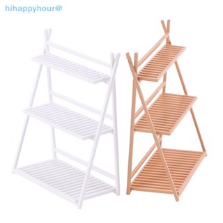 Hihappyhour ชั้นวางดอกไม้จิ๋ว 1:20 สําหรับตกแต่งบ้านตุ๊กตา DIY