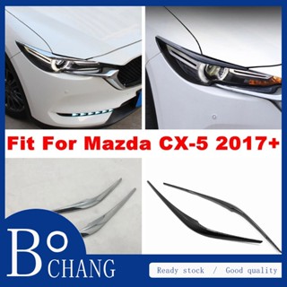 Bc แถบครอบไฟหน้าคิ้ว ABS โครเมี่ยม อุปกรณ์เสริม สําหรับ Mazda CX-5 CX5 2017-2021