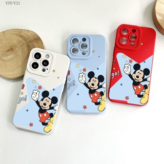 VIVO Y21 Y21S Y21T Y21A Y33S Y33T Y01 Y01A Y15S Y15A Y15C Y50 Y30 Y30i เคสวีโว่ สำหรับ Cartoon Mouse  เคส เคสโทรศัพท์