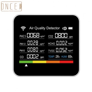 【ONCEMOREAGAIN】Smart CO2 Detector &amp; WiFi Air Quality Monitor 14 in 1 Indoor Meter with Tuya App