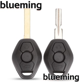 Blueming2 กุญแจรีโมตรถยนต์ ABS 3 ปุ่ม สีดํา แบบเปลี่ยน HU58 HU92 Blade สําหรับ BMW 3 5 7 Series 325 325i 330 330i 525 525i