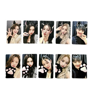 โปสการ์ดโฮโลแกรมเลเซอร์ I-DLE 6th Mini Album I FEEL KMS Photocards Miyeon Yuqi Shuhua Minnie Soyeon GIDLE Kpop ส่งไว 5 ชิ้น ต่อชุด